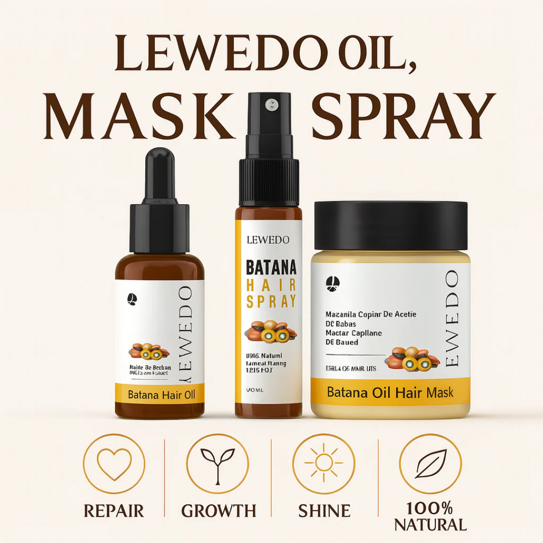 Batana Repair & Growth Trio – Oil + Spray + Mask